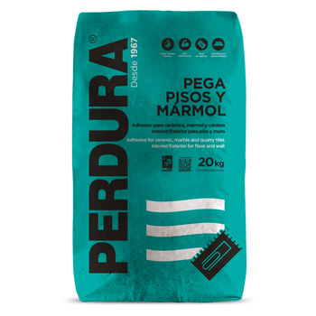 SACO PEGA PISO Y MARMOL  PERDURA GRIS 20 KG